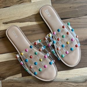 Bar III Caged Pecanna Sandals